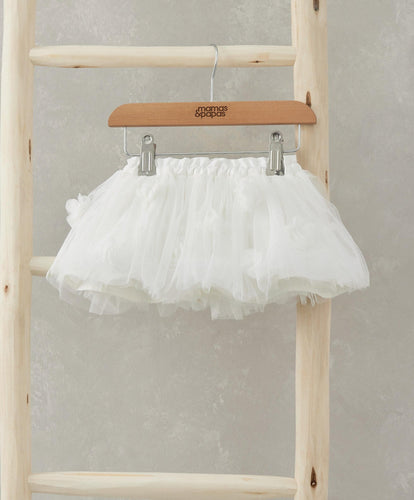 Mamas & Papas Dresses & Skirts 3D Flower Tutu - White