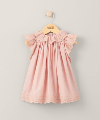Mamas & Papas Dresses & Skirts Broderie Frill Dress - Pink