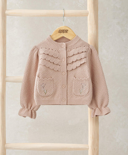 Mamas & Papas Embroidered Cardigan