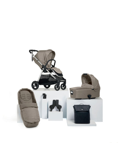 Mamas & Papas Flip XT³ Essential Pushchair Bundle (5 Pieces) – Fawn