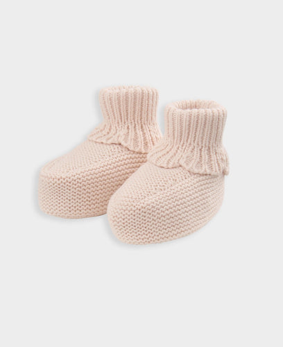 Mamas & Papas Hats & Booties Knitted Booties - Pink