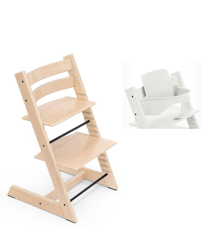 Mamas & Papas Highchairs Tripp Trapp Highchair & Baby Set - Natural