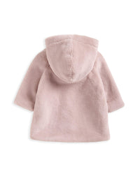 Faux Fur Jacket- Pink – Mamas & Papas UK