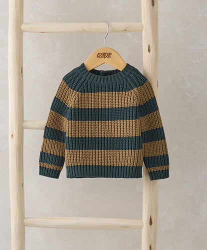 Mamas & Papas Jumpers & Knitwear Chunky Knitted Stripe Jumper