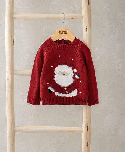 Mamas & Papas Jumpers & Knitwear Santa Christmas Jumper