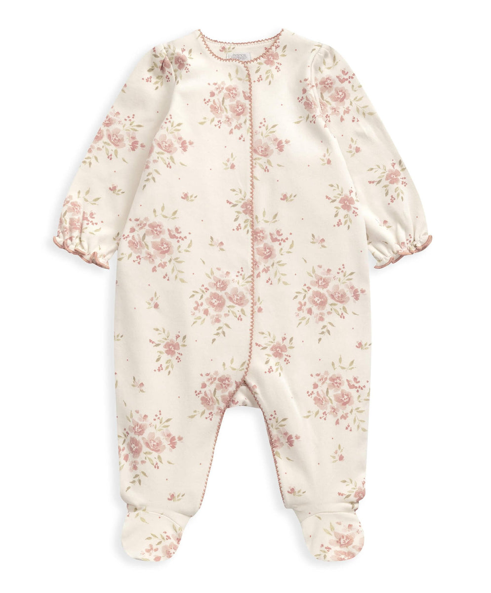 Neutral Floral All In One - Cream – Mamas & Papas UK