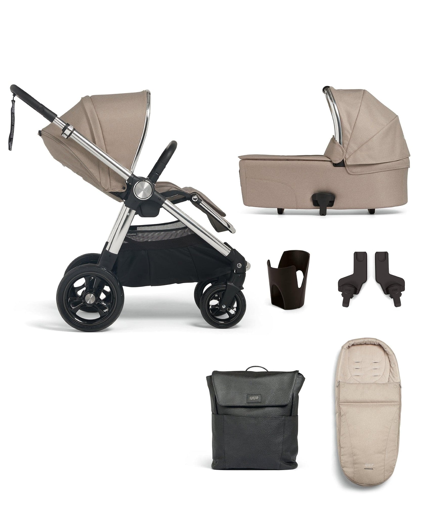 Ocarro Pushchair 6 Piece Essentials Bundle - Biscuit – Mamas & Papas UK