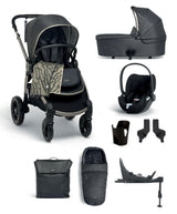 Mamas & Papas Ocarro Pushchair Complete Bundle with Cybex Cloud T Car Seat & Base (9 Pieces) – Graphite