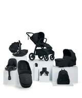 Mamas & Papas Ocarro Pushchair Complete Bundle with Maxi-Cosi Pebble 360 Pro² Car Seat & Base (8 Pieces) – Jet