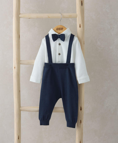 Mamas & Papas Outfits & Sets Bow Tie, Braces, Bodysuit & Trousers Outfit Set