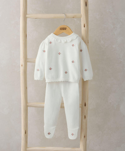 Mamas & Papas Outfits & Sets Embroidered Knit Outfit Set