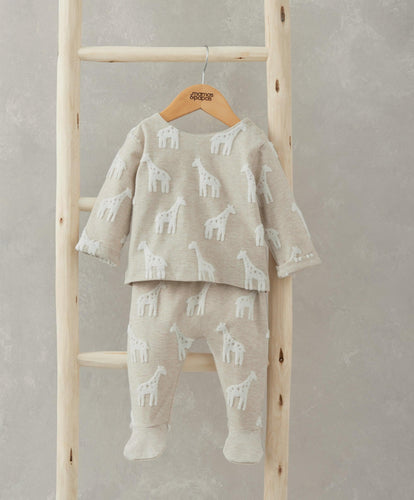 Mamas & Papas Outfits & Sets Giraffe Textured Set - 2 Piece Set