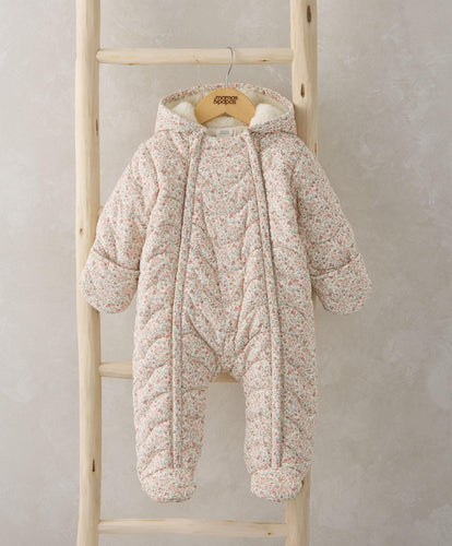 Mamas & Papas Pramsuits Floral Quilted Pramsuit