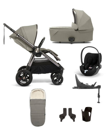 Mamas & Papas Pushchairs Complete Ocarro Pushchair Bundle with Cybex Cloud T Car Seat – Everest