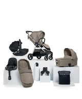 Mamas & Papas Pushchairs Flip XT³ Pushchair Bundle with Maxi-Cosi Pebble 360 Pro² & Base (8 Piece) – Fawn