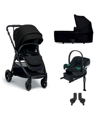 Mamas & Papas Pushchairs Flip XT³ Pushchair & Carrycot Bundle with Cybex Aton B2 i-Size Car Seat – Ink