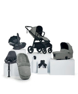 Mamas & Papas Pushchairs Ocarro Pushchair Bundle with Cybex Cloud T i-Size Rotating Baby Car Seat (7 Pieces) - Flint Grey