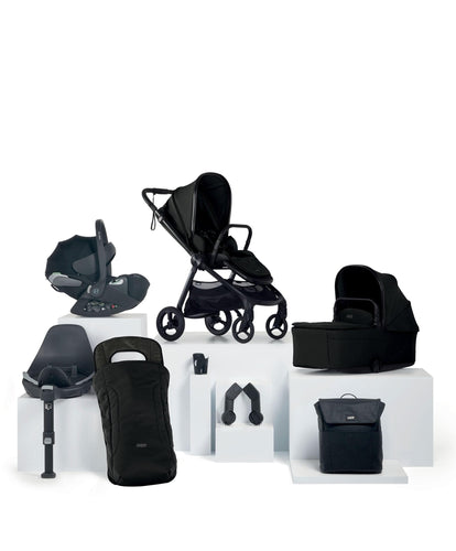 Mamas & Papas Pushchairs Vardo Pushchair Bundle with Cybex Cloud T Car Seat (8 Pieces) - Noir