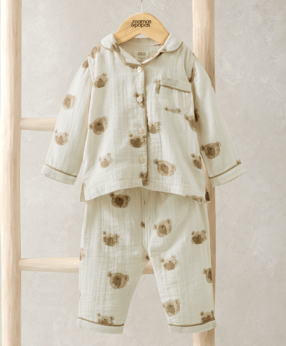 Mamas & Papas Pyjamas & Nightwear Bear Woven Pyjamas