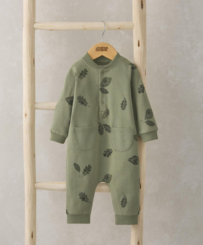 Mamas & Papas Rompers Leaf Romper - Green