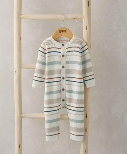 Mamas & Papas Rompers Stripe Romper - Blue