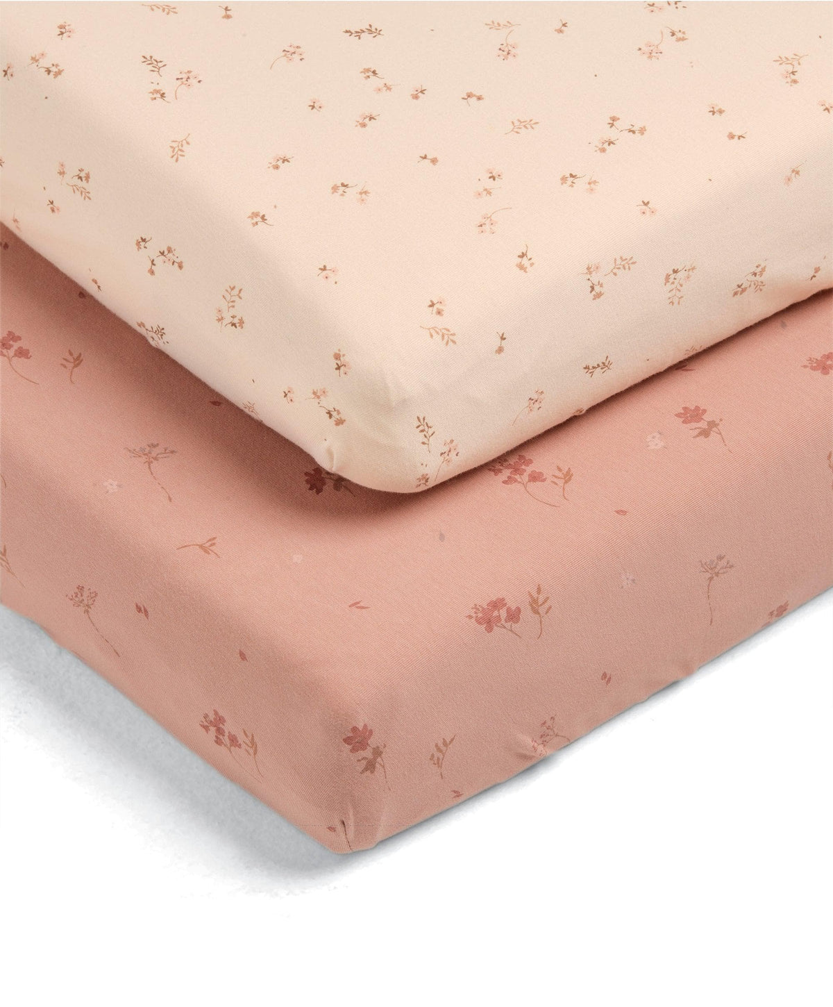 Cotbed Fitted Sheets 2 Pack Welcome to the World Wildflower Mamas Papas UK