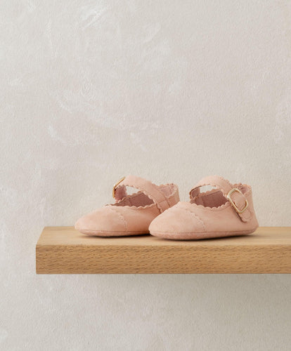 Mamas & Papas Shoes & Booties Scallop Pram Shoes - Pink