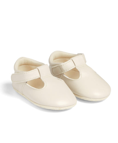 Mamas & Papas Shoes & Booties T-bar Pram Shoes - White