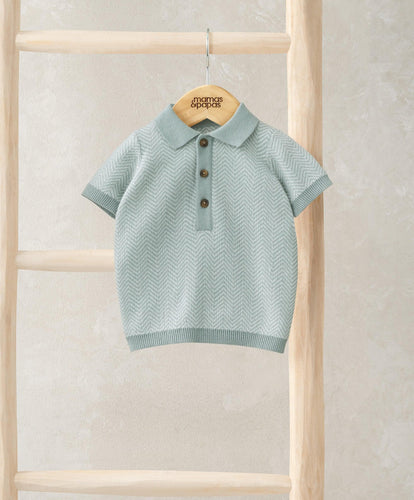 Mamas & Papas Short Sleeve Knit Polo