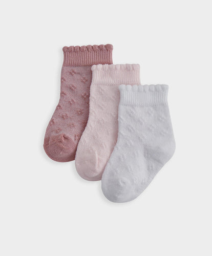 Mamas & Papas Socks & Tights Pointelle Socks (Set of 3)