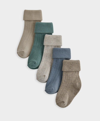 Mamas & Papas Socks & Tights Ribbed Socks (5 Pack)