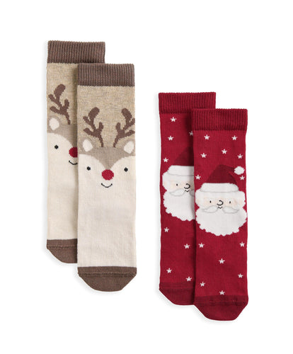 Mamas & Papas Socks & Tights Santa Socks