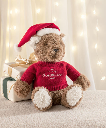 Mamas & Papas Soft Toys My First Christmas Bear Soft Toy - 2024