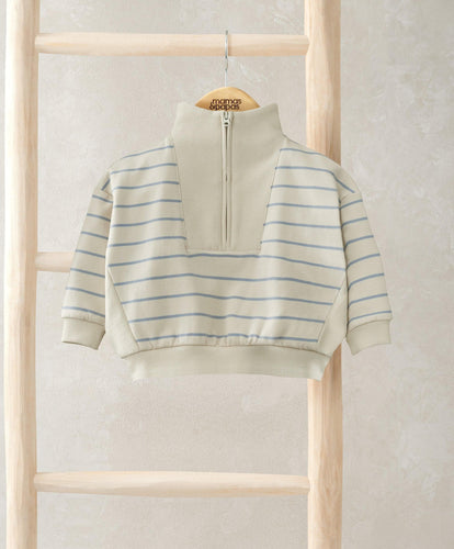 Mamas & Papas Striped Funnel Neck Jumper