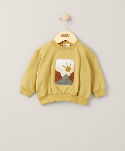 Mamas & Papas Tops & Shirts Boucle Sweatshirt - Mustard