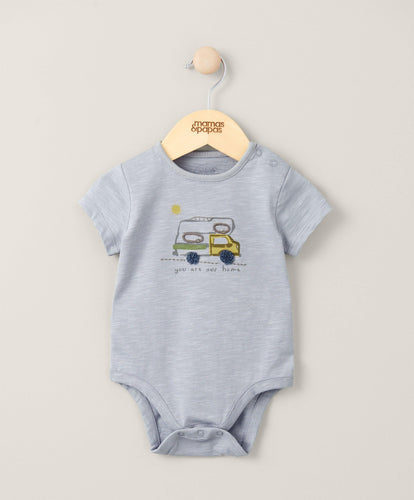 Mamas & Papas Tops & Shirts You Are Our Home Bodysuit - Blue