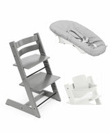 Mamas & Papas Tripp Trapp® Chair Bundle (3 Piece) – Storm Grey