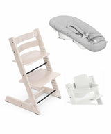 Mamas & Papas Tripp Trapp® Chair Bundle (3 Piece) – White Wash