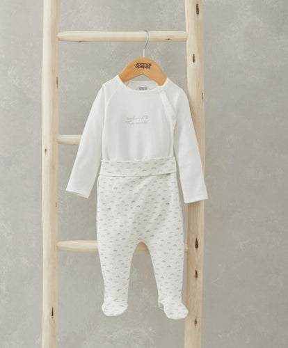 Mamas & Papas Trousers & Leggings Welcome to the World Top & Cloud Legging Set (2 Piece)