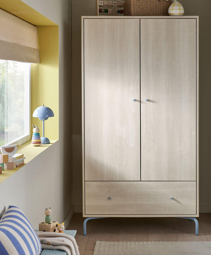 Mamas & Papas Wardrobes Kinlay Wardrobe - Dusty Blue