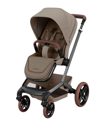 Maxi Cosi Pushchairs Maxi-Cosi Fame Pushchair – Twillic Truffle with Brown Wheels