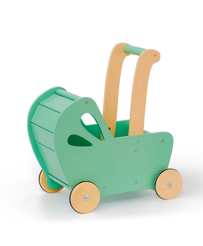 Moover Eco Friendly & Wooden Toys Moover Essential Flatpacked Pram - Green