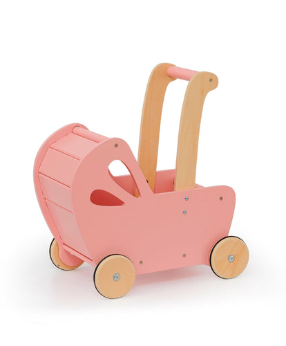 Moover Eco Friendly & Wooden Toys Moover Essential Flatpacked Pram - Pink