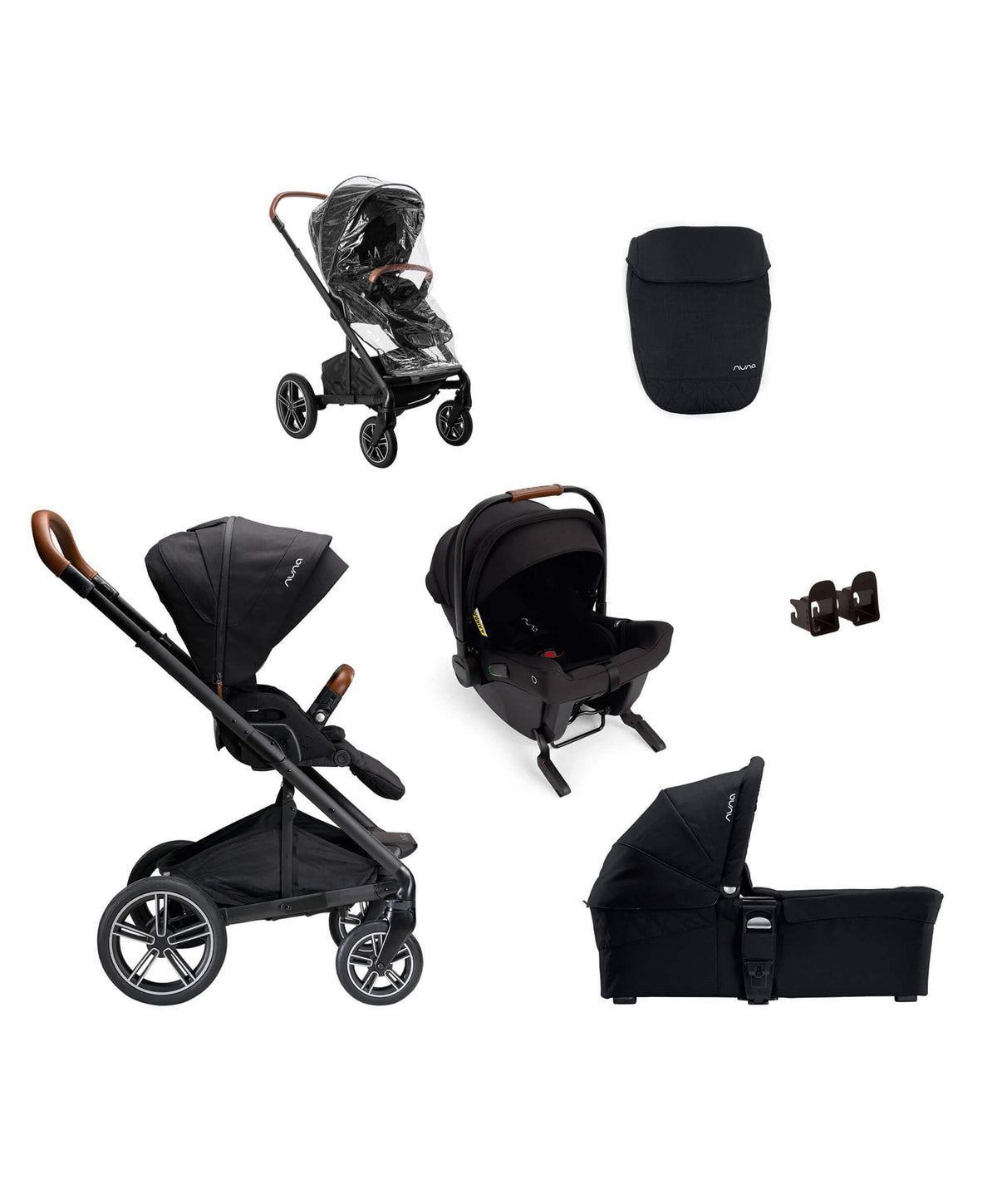 Nuna Mixx Next Pushchair Bundle - Caviar – Mamas & Papas UK