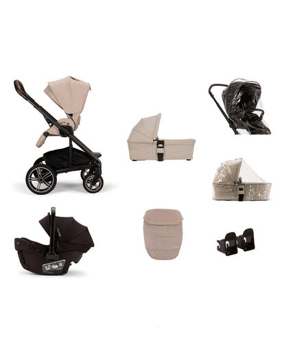 Nuna Pushchairs Nuna MIXX Next Urbn Bundle with PIPA Urbn Car Seat - Biscotti