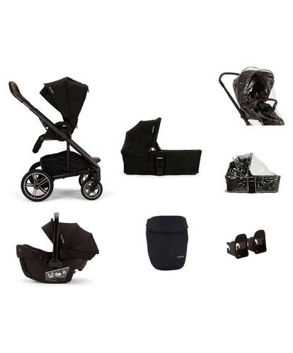 Nuna Pushchairs Nuna MIXX Next Urbn Bundle with PIPA Urbn Car Seat - Caviar