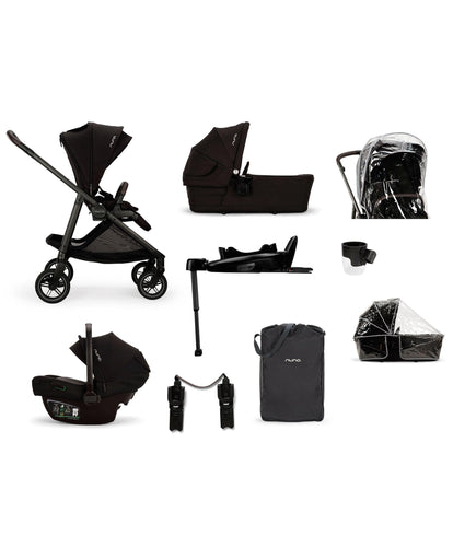 Nuna Pushchairs Nuna Swiv Pushchair Bundle with Pipa Next Car Seat - Caviar