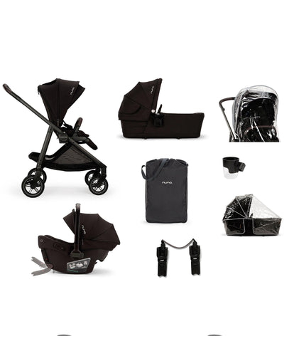 Nuna Pushchairs Nuna Swiv Pushchair Bundle with PIPA Urbn Car Seat - Caviar