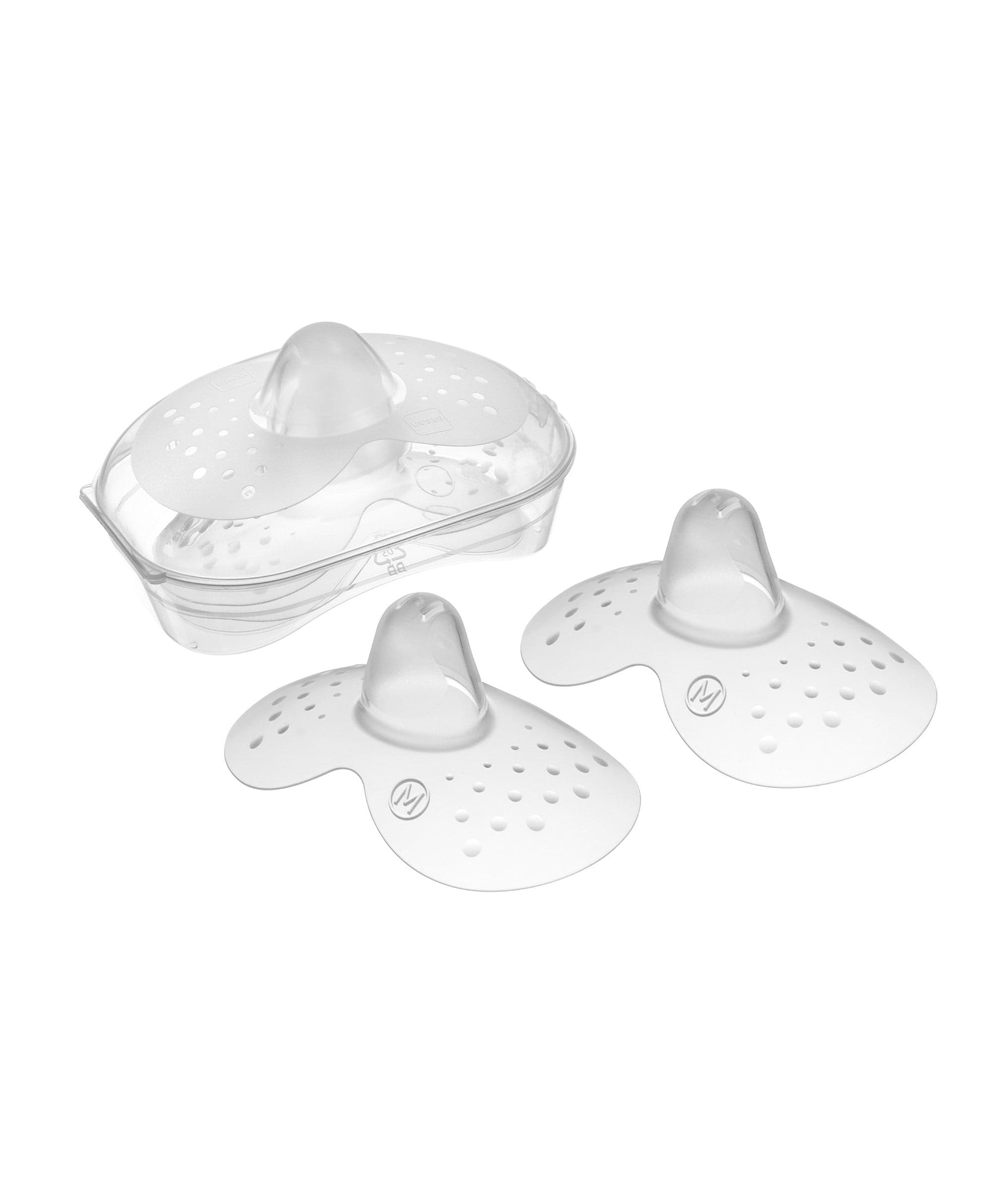 MAM Breastfeeding Nipple Shields with Sterilizing Storage Case, Size 2  Regular 23mm, 2-Count