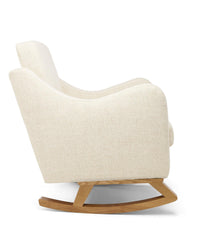 Bowdon Nursing Chair & Footstool - Off-White Boucle – Mamas & Papas UK